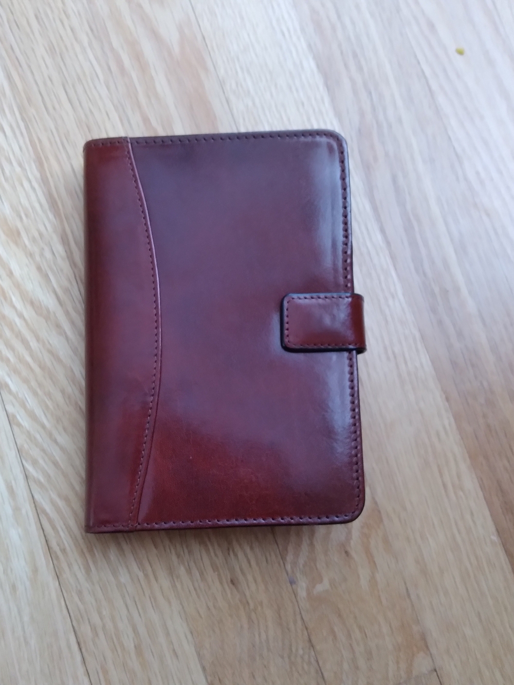 Leather Organizer Folio - Brown, Box included, Made in Europe